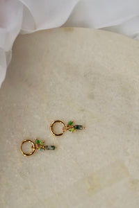 Green Spring Charms - Earrings