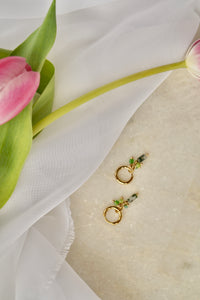 Green Spring Charms - Earrings
