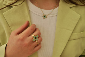 Green Springtime - Necklace