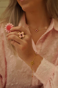 Multi Pink Springtime - Necklace