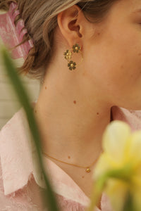 Flower Circle - Earrings