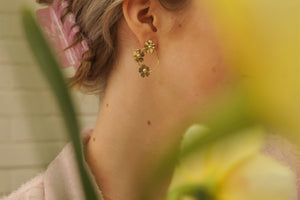 Flower Circle - Earrings
