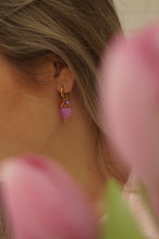 Load image into Gallery viewer, Lila Heart Splash - Earrings

