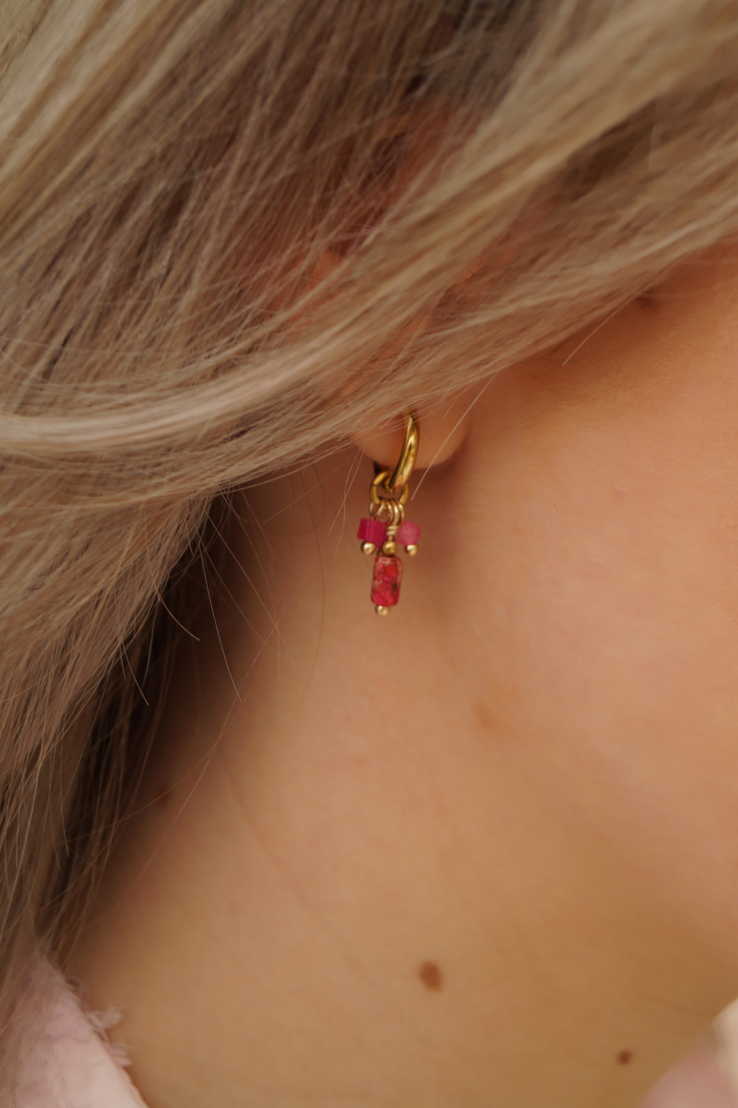 Pink Spring Charms - Earrings