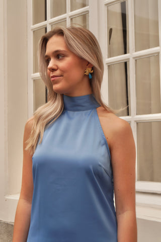 Blue Rosanne - Earrings