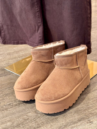 Brown Faux Uggs - Shoes