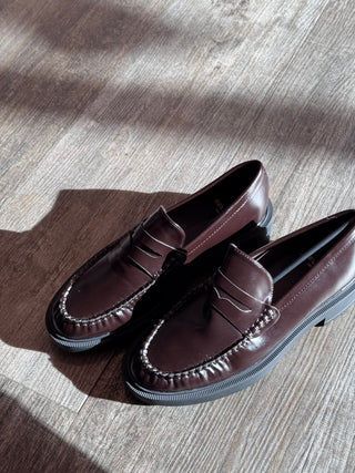 Brown/Burgundy Loafers - Shoes