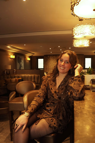 Brown Glitter - Skort