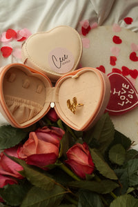 Heart Shaped Pink - Jewelry Box