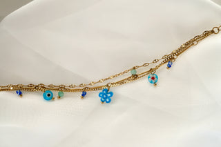 Blue Summer Charms (3 in 1) - Bracelet
