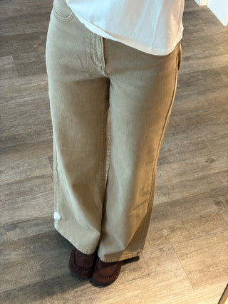 Beige/brown - Jeans