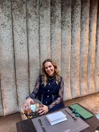 Blue Glittery - Debardeur