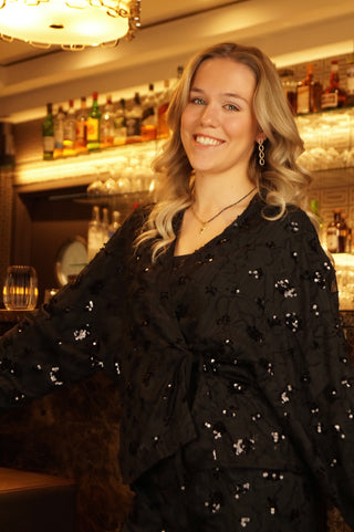Black Glitter - Blouse