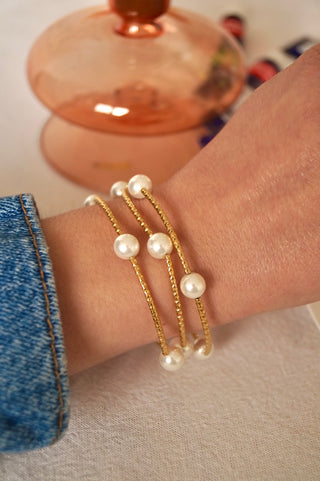 Glitter Pearly Elastic - Bracelet