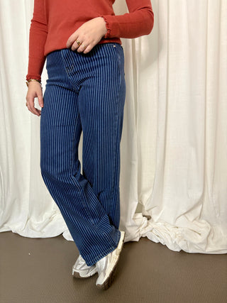 Striped Jeans - Pants