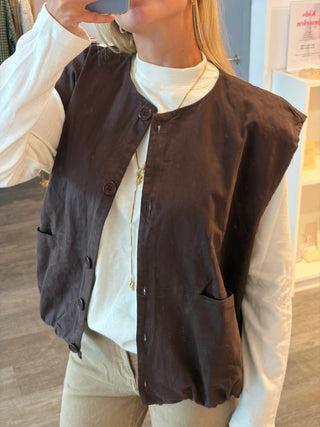 Brown Autumn - Gilet/veste