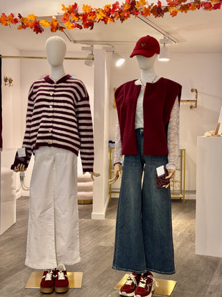 Burgundy Platform Sneakers - Shoes