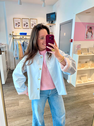 Babyblue Trenchcoat - Jacket