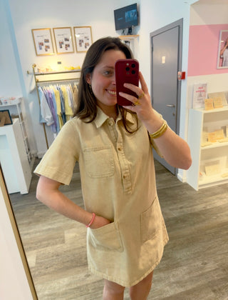 Beige Cece Jeans - Dress