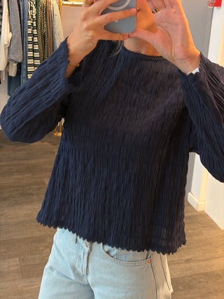Dark Blue Lisa - Blouse