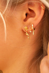 Strass Roses - Earrings