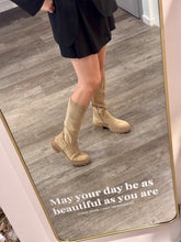 Load image into Gallery viewer, Beige Boots - Shoes
