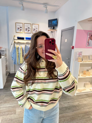 Happy Colour Stripes - Pullover