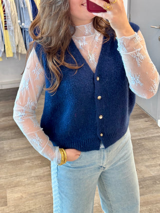 Blue Lace - Blouse