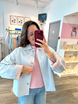 Babyblue Trenchcoat - Jacket