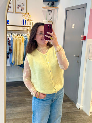 Yellow Sleeveless Lilou - Debardeur