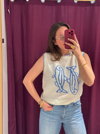 Cool Double Fishie - Debardeur