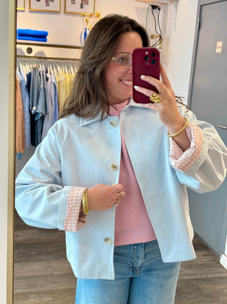 Babyblue Trenchcoat - Jacket