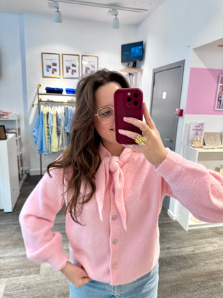 Pink Louise - Gilet & scarf