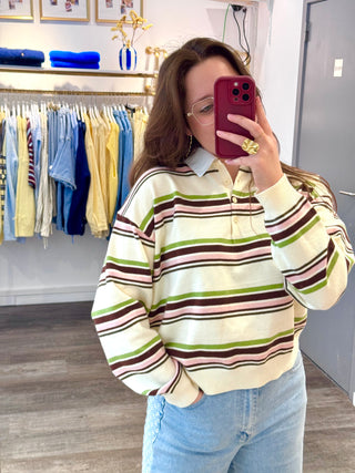Happy Colour Stripes - Pullover