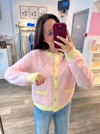 Pink & Yellow Camille - Gilet