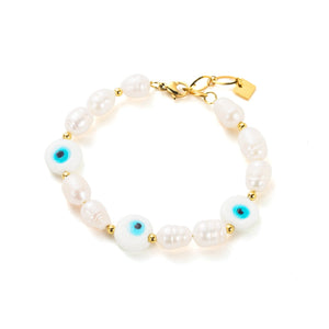 Blue Eye Pearls - Bracelet