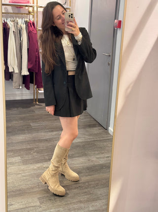 Beige Boots - Shoes