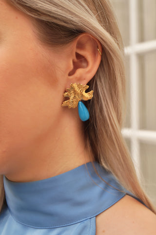 Blue Rosanne - Earrings