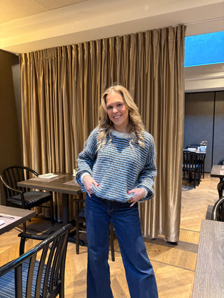 Blue Julie Stripes - Pull