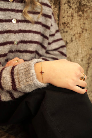 Grey Tess Stripes - Gilet