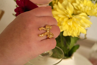 Girly Big Bow - Ring