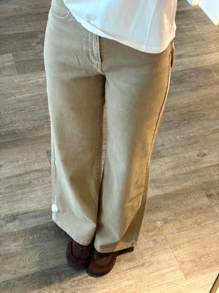 Beige/brown - Jeans