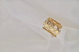 Rosy Multi Flowers - Ring