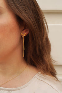 Fine Long Bows - Earrings