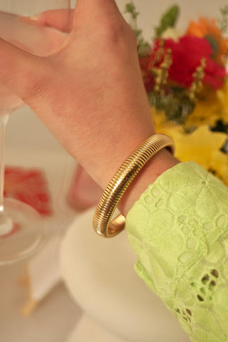 Cool Snake Skin Bangle - Bracelet