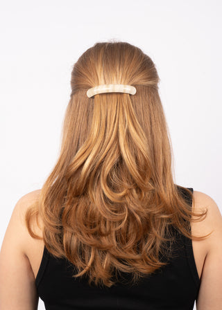Ivory Curved Bone - Hairclip