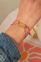 Load image into Gallery viewer, Pink Heart Cord - Bracelet
