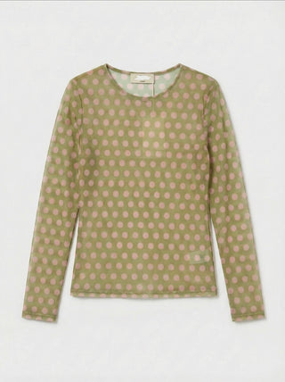 Pink & Green Polkadots - Longsleeve