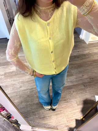 Yellow Lace - Blouse