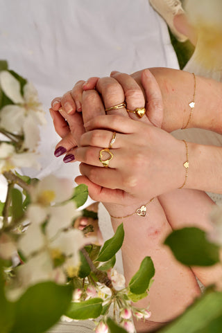 Three Mother Daughter Hearts - Bracelet